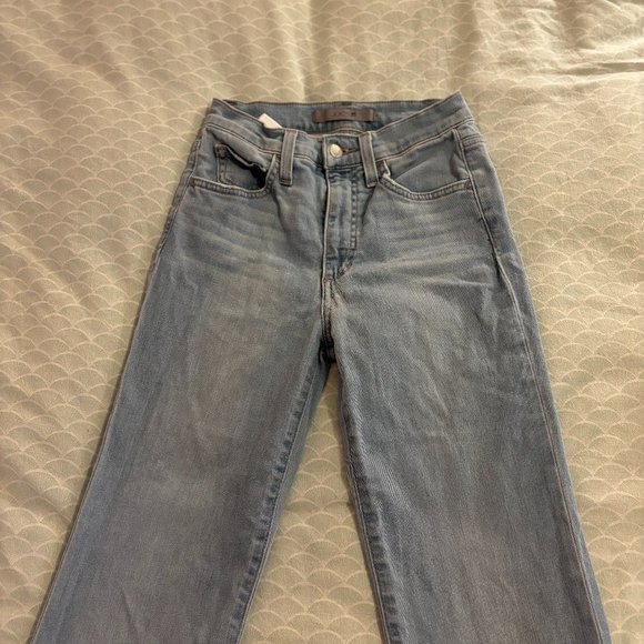 Joe's Jeans High Waist Flare Jeans in Corinne (Light Wash) - Picture 5 of 10